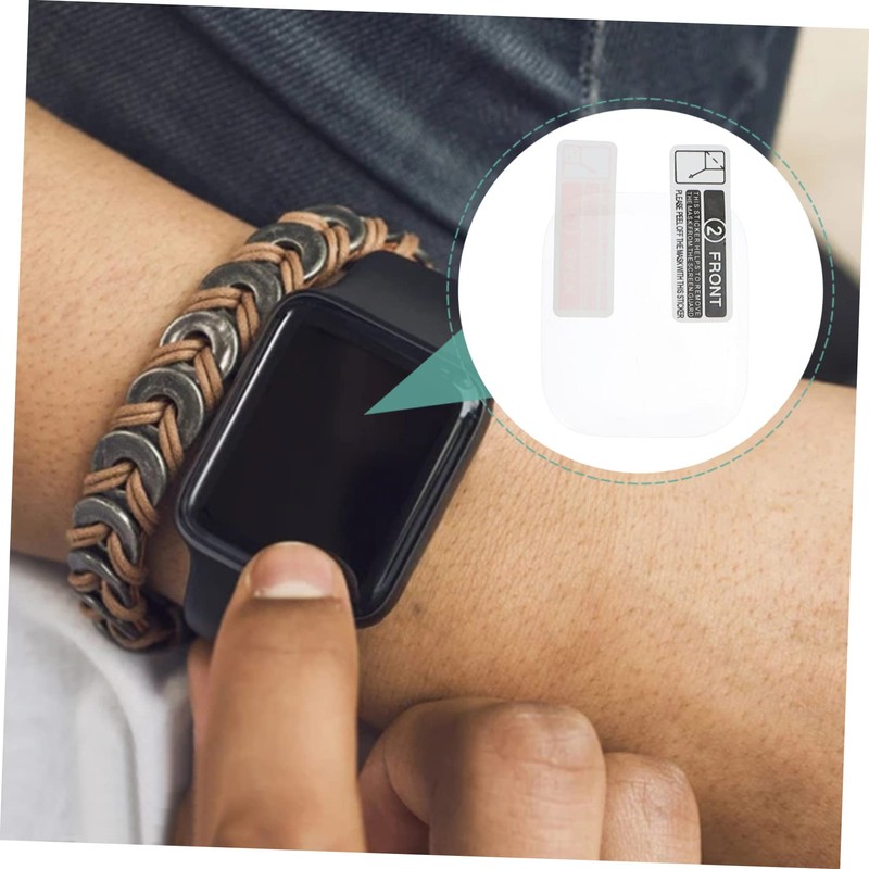 BIUDECO Pack Smartwatch Screen Films Pet Material Scratch Resistant Fingerprint