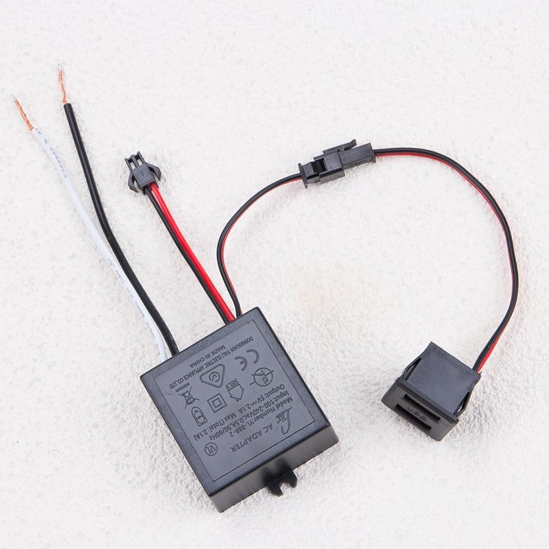 WSDMAVIS 1Pcs Dual-Port 5V 2.1A Desk Lamp Power Adapter Essential