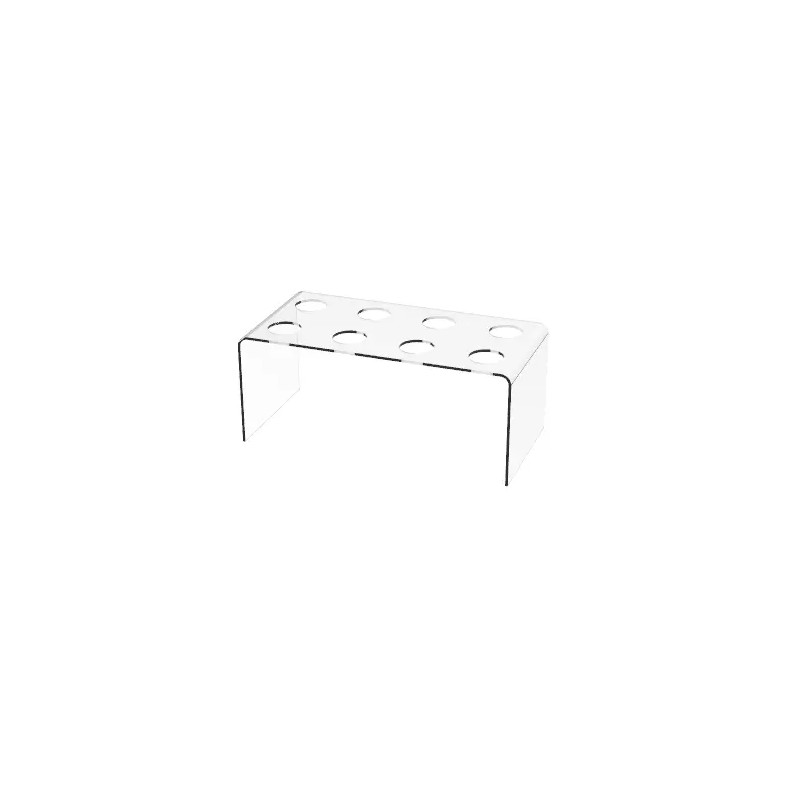 FixtureDisplays Plaxiglass Acrylic Clear Ice Cream Cone Display Holder Sugar