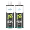 2 Shampoos Órgano Y Nogal 950ml Matiza El Color Shelo