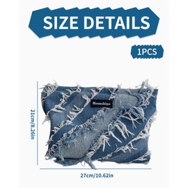 TOZBLEU Cosmetic Bag Toiletry Bag – 1 Piece Toiletry Bag Cord Makeup Bag Portable Travel Cosmetic Bag Organiser with Zip, Denim Style, Cord Cosmetic Bag Set for Women Girls