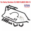 ZXMT Sportster Saddlebag Conversion Brackets for Harley Touring hard bags