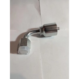 Chinese Mini Excavator 90 Crimp On Hydraulic Connector M14x1.5 DIN 1/4" Id Hose