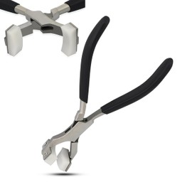 OdontoMed2011 Nylon Jaw Deep Bending Plier, 5-1/2 Inches, Model: PLR-BLK1 Black Pvc Handle Grip