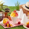 Roshtia 100% Biodegradable Ice Cream Cone Cups 6oz Compostable Sugarcane