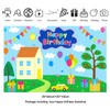 Pig Background Birthday Pink Pig Party Decoration for Party Birthday