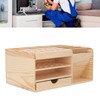 Repair Tool Organizer, Synthetic Wood Desktop Classified Storage Tool Parts