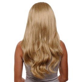 WIG ME UP - H9505-16 Clip-in Hairpiece with 7 Clips 3/4 Wig Blonde Light Honey Blonde Highlighted 60 cm Straight Hair Extension