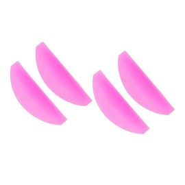 Auriselle 4 Stück Wimpernlifting Pads für Selbstklebend Schnelle und Effektive Perming Wimpernliftband Wiederverwendbar Wimpern Lifting Pads für Alle Augenformen (Rosa)
