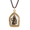 Trimuhkti Ganapati - Colgante de amuleto ganesh de tres cabezas,