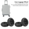 4Pcs Luggage Wheels 360 Degree Rotation Quiet Operation Replacement Universal