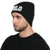 DonDon Men's Beanie Statement Winter Hat, Yolo