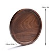Rustic Walnut Wooden Tray Solid Wood Breakfast Tray Platter Tapas