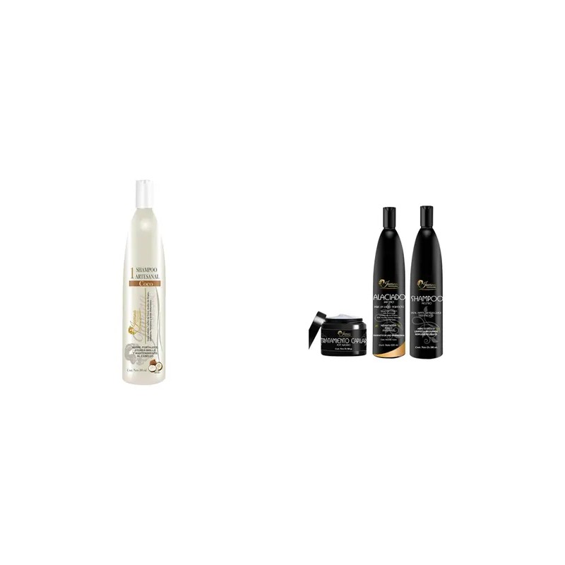Kit Javana Shampos Coco Alaciado Japonés Antifrizz 500ml