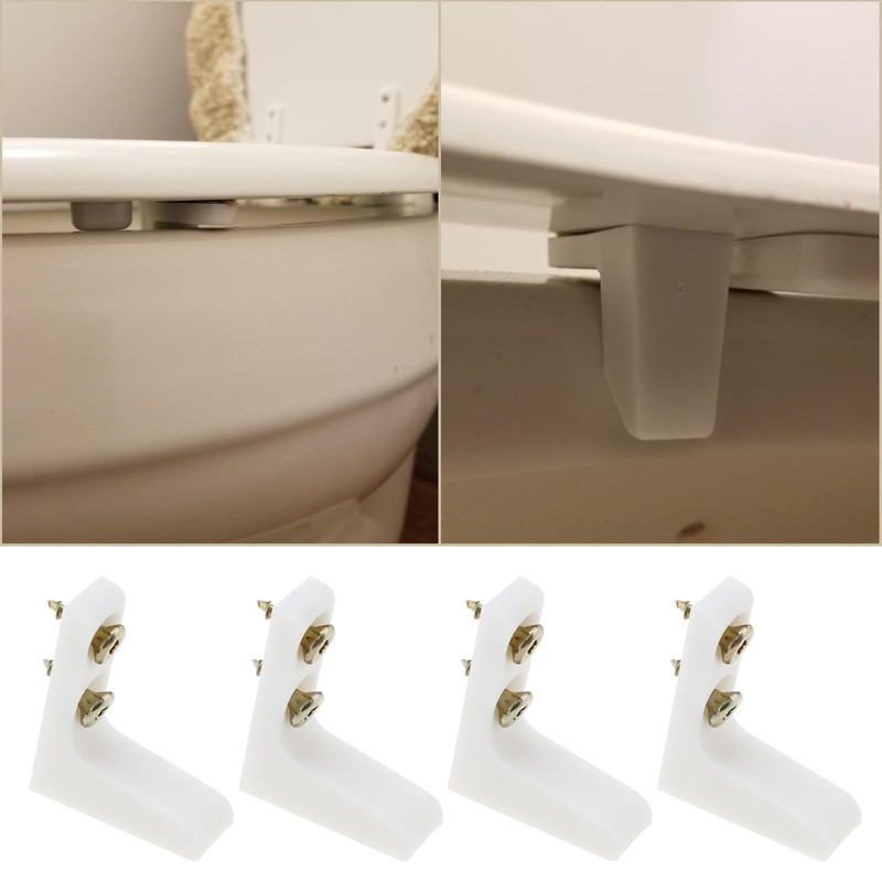 Create idea 4 Pairs Toilet Seat Stabilizers Wobble Buffer Toilet