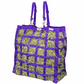 Derby Originals Easy Feeder Hay Bag, 3.5"x3" Openings, Tough Bottom, 1 Yr Warry - Purple