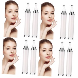 Baluue 8pcs Refillable Roller Bottles for Essential Oils Convenient Empty Makeup Sample Containers Leak-resistant Sealing Travel-friendly Design