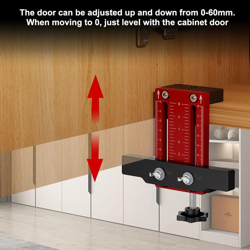 YANGUN Cabinet Door Installation Positioner, Adjustable Cabinet Door Installation Positioner,