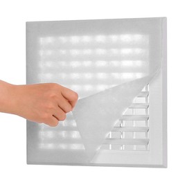 Lisol Kit completo de filtros de ventilación de aire, medios electrostáticos de 98 x 18 pulgadas con cinta de instalación de 157 pulgadas, más de 36 filtros por rollo para HVAC, CA y calefacción