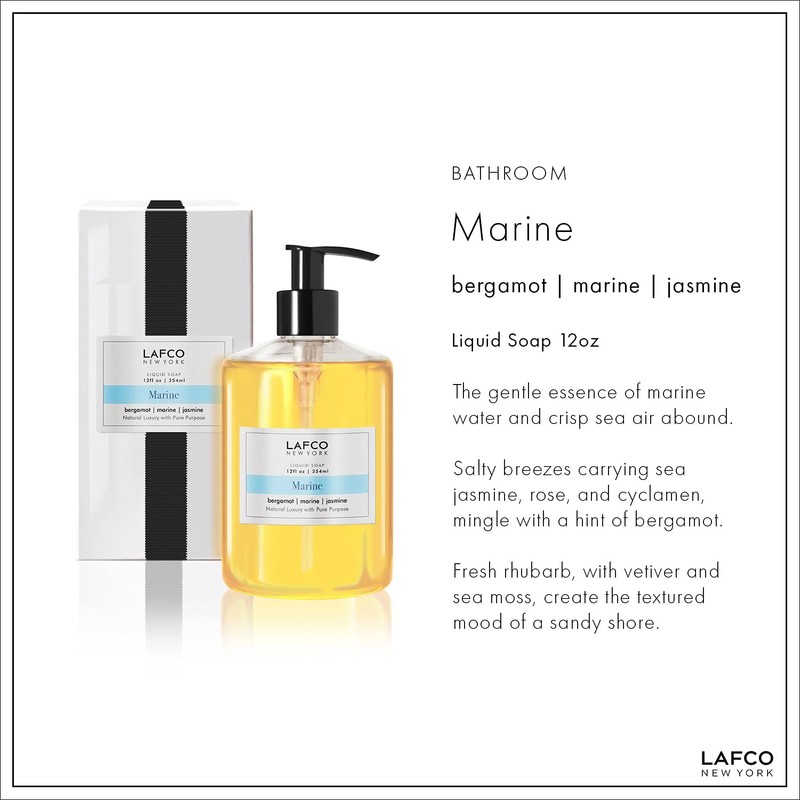 LAFCO House & Home Liquid Soap, Marine, 12 Fl Oz