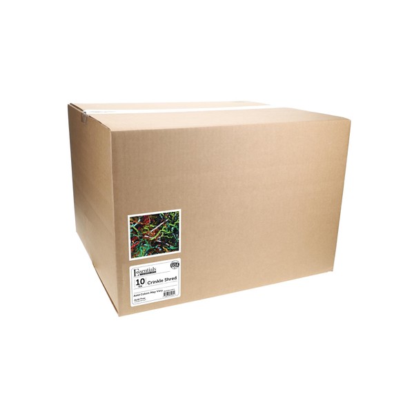 Essentials by Leisure Arts Crinkle Shred Box, Assorted, 10lbs Shredded