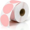 JADENS 2 Inch Round Direct Thermal Sticker Label, Self-Adhesive &