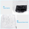 [PATIKIL] Drawstring Backpack Bag Gym Bag String Backpack with Zip
