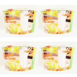 MAMA Instant Clear Soup Rice Noodle,2.29 oz, Pack of 4
