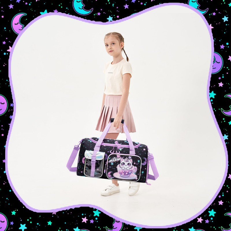 Travel Bag for Children Girls Ballet Bag Sports Bag Duffle