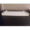 PARADIGM TRENDS Cubix Spa Amenity Tray, Resin, White/Colorles