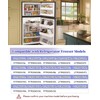 5304526183 Refrigerator Defrost Timer Compatible with Frigidaire White Westinghouse,Replaces 5304522331,4960382,AP7014390,PS16227343,EAP16227343