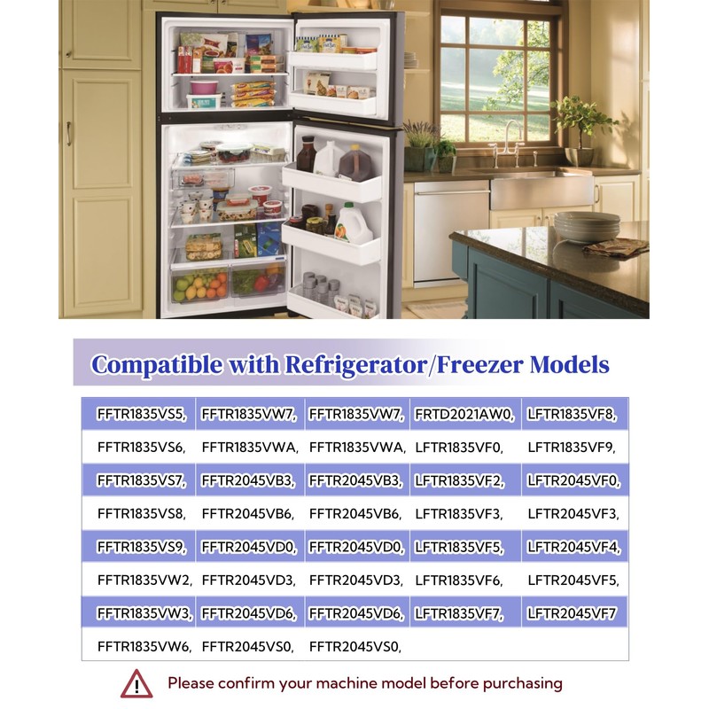 5304526183 Refrigerator Defrost Timer Compatible with Frigidaire White Westinghouse,Replaces 5304522331,4960382,AP7014390,PS16227343,EAP16227343
