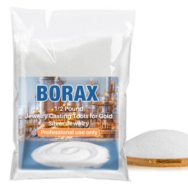 MAQIHAN Borax 7.4 oz Borax Flux for Melting Gold Silver Bulk for Jewelry Casting Kit Hand Casting Jewelry Making Supplies Metal Melting Kit