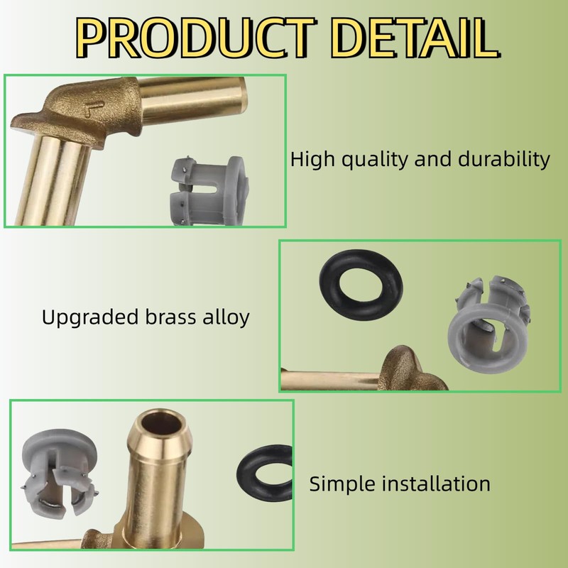 LR048474 LR049990 C2Z28258 Thermostat Water Outlet Hose Connector Kit Compatible