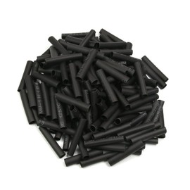 Othmro 500 Pieces PE Plastic Industrial Heat Shrink Tubing, 0.3m Length, 0.4cm Inner Diameter, 2:1 Electrical Heat Shrink Tubing, Insulation Protection, Heat Shrink Tubing for Cable Tying Black