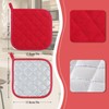 AMAZBEE Bulk Pot Holders 24 Pack, 7x7 Inch Quilted Hot
