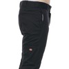 Skinny Fit Double Knee Work Pants. Black, 32 34