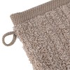 Waschlappen, einfarbig, 100 % Baumwolle, 16 x 21 cm, Braun,