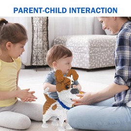 Micro Blocks Set, Dog Model Kit DIY Micro 3D Building Blocks, Classic Cartoon Anime Nano Building Blocks, Mini Building Blocks Toy Gifts for Children and Adults