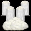 4 Bags Snow Fluffy Decoration Artificial Snow Faux Snow Christmas