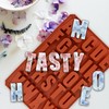 Wocuz Chocolate Silicone Mold - Larger Alphabet Baking 13.2x8.9x1.3 Inch