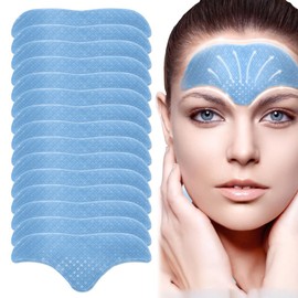 Zornesfalte Pflaster, 15 Stück Hydrogel Pflaster Stirn, Anti Falten Pflaster Gesicht mit Kollagen, Befeuchtet, für das Gesicht über Nacht zur Glättung von Stirnfaltenbehandlung