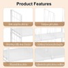 2-Pack Closet Organizers Stackable Clothing Storage Shelves, Expandable Clothes Shelf