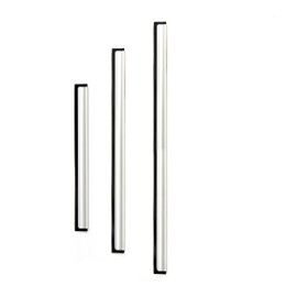 DocaPole Spare Window Squeegee Blades 14”, 12”, & 10” (Medium Sizes) | Aluminum Replacement Blades for DocaPole Chenille Squeegee Scrubber (Handle Sold Separately) | Extra Blades for Window Washing