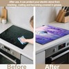 Stove Top Covers for Electric Stove,Purple Lavender Butterfly Heat Resistant