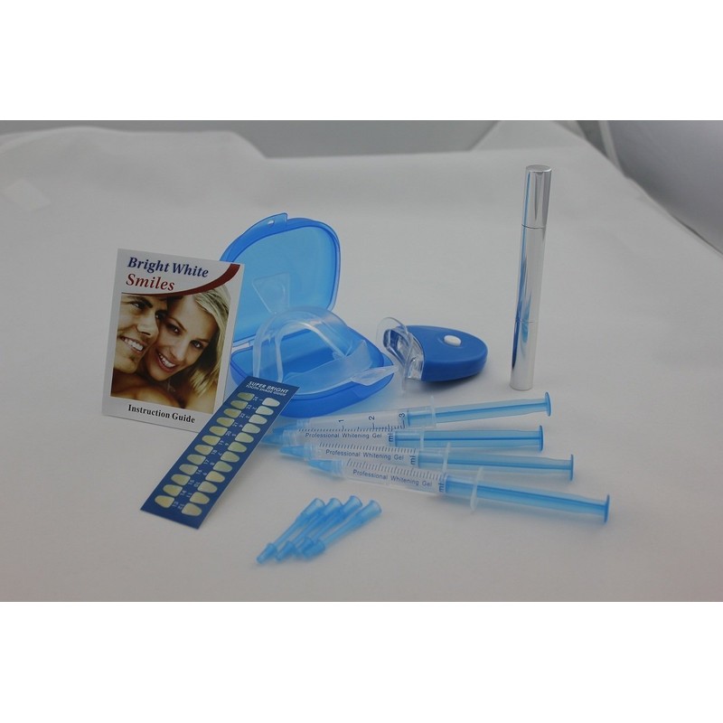 Teeth Whitening Home Kit with White LED Light