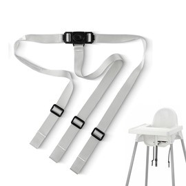 3 Point Safety Belt, Replacement Safety Belts for Baby Pram High Chair, Replacement Strap, High Chair, Adjustable Baby Belt Pram and High Chair, Buggy, Replacement