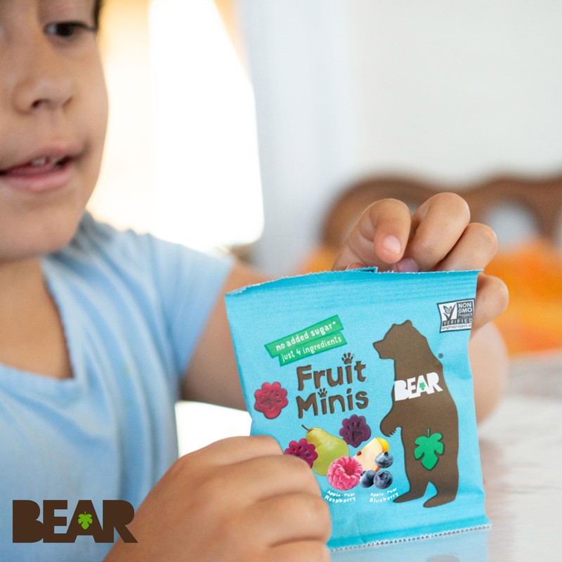 BEAR Fruit Snack Minis – Bite-Sized Snacks For Kids -