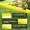 Landscape Edging Kit, Galvanized Steel Edging Landscape Lawn Edging Powder