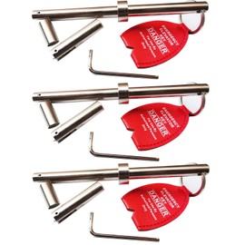 3 Pack Elevator Drop Key Double Drop Elevator Door Key Emergency Open Steel Alloy Shaft Elevator Door (3)